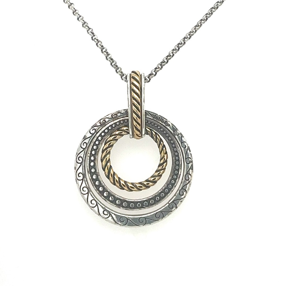 Brighton 18 inch yurman style necklace.